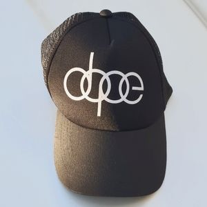 DOPE Snapback Black Cap